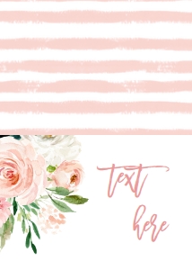 Baby Shower Pink Bouquet EB Food Tent: Baby Shower Pink Bouquet EB Invitation