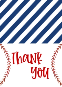 School Teacher Appreciation Baseball Thank You: School Teacher Appreciation Week Baseball