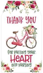 Nurse Appreciation Week Bloom Favor Tag design preview