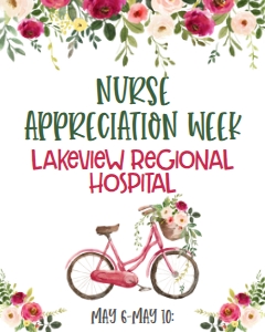 Nurse Appreciation Week Bloom Sign 8x10: Nurse Appreciation Week Bloom
