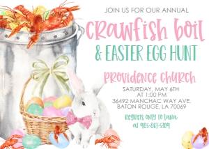 Crawfish Boil Easter Egg Hunt CBEH3 design preview
