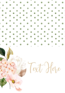 Baby Shower Pink Blush Floral Frame Food Tent: Bridal Shower Pink Blush Floral Frame Invitation