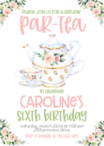 Birthday Par-Tea BPTEA2: Birthday Par-Tea BPTEA2