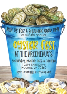 Oyster Fest Invitation design preview