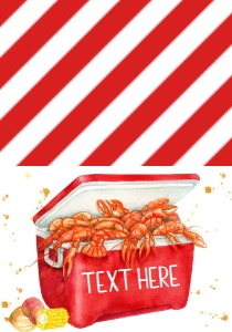 Crawfish Boil Ice Chest Food Tent: Crawfish Boil Ice Chest