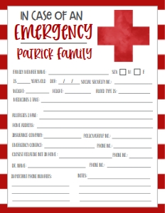 Emergency List Cross design preview