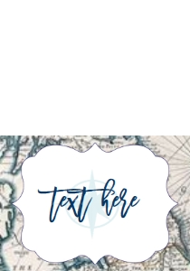 Baby Shower Adventure Map Grey Food Tent Single Page: Baby Shower Adventure Map Grey Invite 502649164