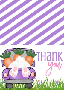 Easter Egg Hunt Truck Thank You: Easter egg Hunt Truck