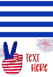 4th of July Hand Food Tent: 4th of July Yankee Two-dle Birthday