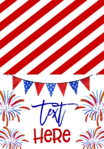4th of July Stars Stripes Fireworks Food Tent: 4th of July Stars Stripes Fireworks Birthday