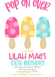 Birthday Popsicle Polka Dots: Birthday Popsicle Polka Dots