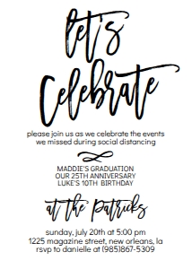 EOQ Let's Celebrate BW: EOQ Let's Celebrate BW