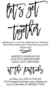EOQ Let's Get Together Text Invite: EOQ Let's Get Together