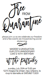 EOQ Free from Quarantine Text Invite: EOQ Free From Quarantine