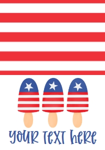 4th of July Let's Chill Popsicle Food Tent: 4th of July Let's Chill Popsicle