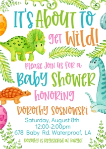 Baby Shower Dinos: Baby Shower Dinos