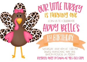 Birthday Turkey Pink: Birthday Turkey Pink