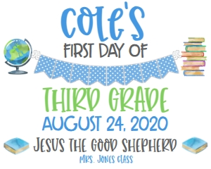 First day White Blue: First Day White Blue