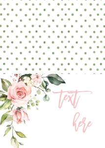 Baby Shower Pink Blush Floral Ring Food Tent: Baby Shower Pink Blush Floral Ring Invitation