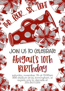 Birthday Cheer Crimson Grey: Birthday Cheer Set