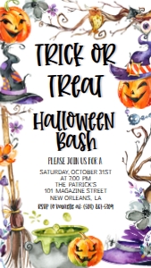 Halloween Border Bash Text Invite: Halloween Border Bash