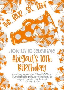 Birthday Cheer Orange Grey: Birthday Cheer Set