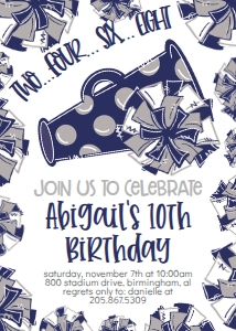 Birthday Cheer Navy Grey: Birthday Cheer Set
