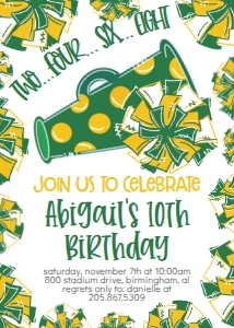 Birthday Cheer Green Gold: Birthday Cheer Set