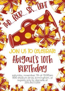 Birthday Cheer Crimson Gold: Birthday Cheer Set