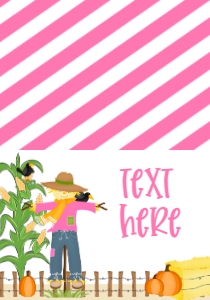 Fall Birthday Corn Maze Scarecrow Pumpkins Hay Pink Food Tent: Fall Birthday Fall Birthday Corn Maze Scarecrow Pumpkins Hay PinkScarecrow Pumpkins Hay Pink