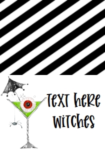 Halloween Boos or Booze Green Food Tent: Halloween Boos or Booze Invite Green
