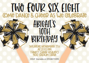 Birthday Cheer and Celebrate Black Gold: Birthday Cheer and Celebrate Black Gold