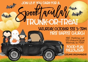 Halloween Truck Trunk or Treat: Halloween Truck Trunk or Treat