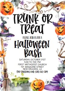 Halloween Border Bash Trunk or Treat: Halloween Border Bash Trunk or Treat