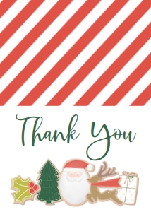 Christmas Cookie Exchange Invitation Farm Thank You: Christmas Cookie Decorating Invitation Farm