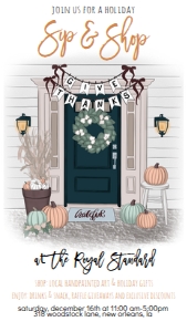 Thanksgiving Fall Door Sip and Shop Text Invite: Thanksgiving Fall Door Sip and Shop Invitation
