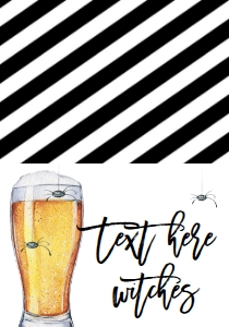 Halloween Boos and Brews Beer Food Tent Single Page: Halloween Boos and Brews Beer Invite