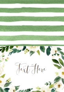 Anniversary White Floral Wreath 50 Food Tent: Anniversary White Floral Wreath 50