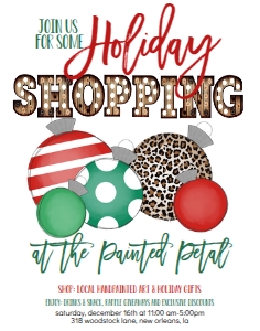 Christmas Holiday Shopping Multi Ornament RG Marquee Poster: Christmas Holiday Shopping Multi Ornament RG Marquee Invitation