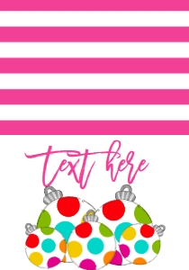 Christmas Party Multi Ornament Exchange Bright Food Tent: Christmas Party Multi Ornament Exchange Bright