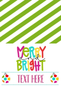 Christmas Party Merry and Bright Food Tent: Christmas Party Merry and Bright Invitation