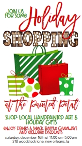 Christmas Holiday Shopping Bags RG Marquee Text Invite: Christmas Holiday Shopping Bags RG Marquee Invitation