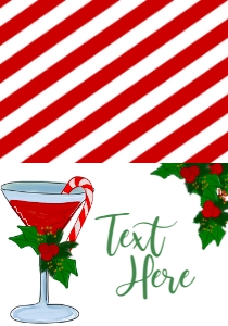 Christmas Margaritas and Mistletoe Food Tent: Christmas Margaritas and Mistletoe Invitation