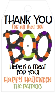 Halloween Thank Boo Tag: Halloween Thank Boo Tag