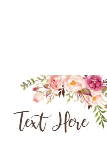 Bridal Shower Boho Romantic Floral Food Tent: Bridal Shower Brunch Pink Floral Boho