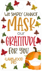 Fall Simply Cannot Mask Gratitude Favor tag design preview