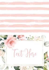 Baby Shower Pink Blush Floral SC2 Food Tent: Baby Shower Pink Blush Floral Invitation SC2