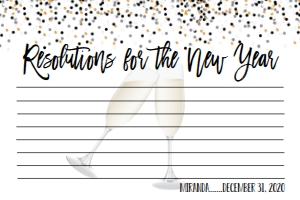 NYE Pop Fizz Clink Resolution Card: NYE Pop Fizz Clink Invitation