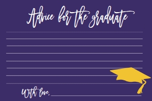 Graduation Cap Editable Background Advice Card: Graduation Cap Editable Background 592848442