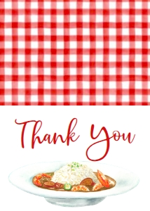 Gumbo Bowl Gather Round Thank You: Gumbo Bowl Gather Round